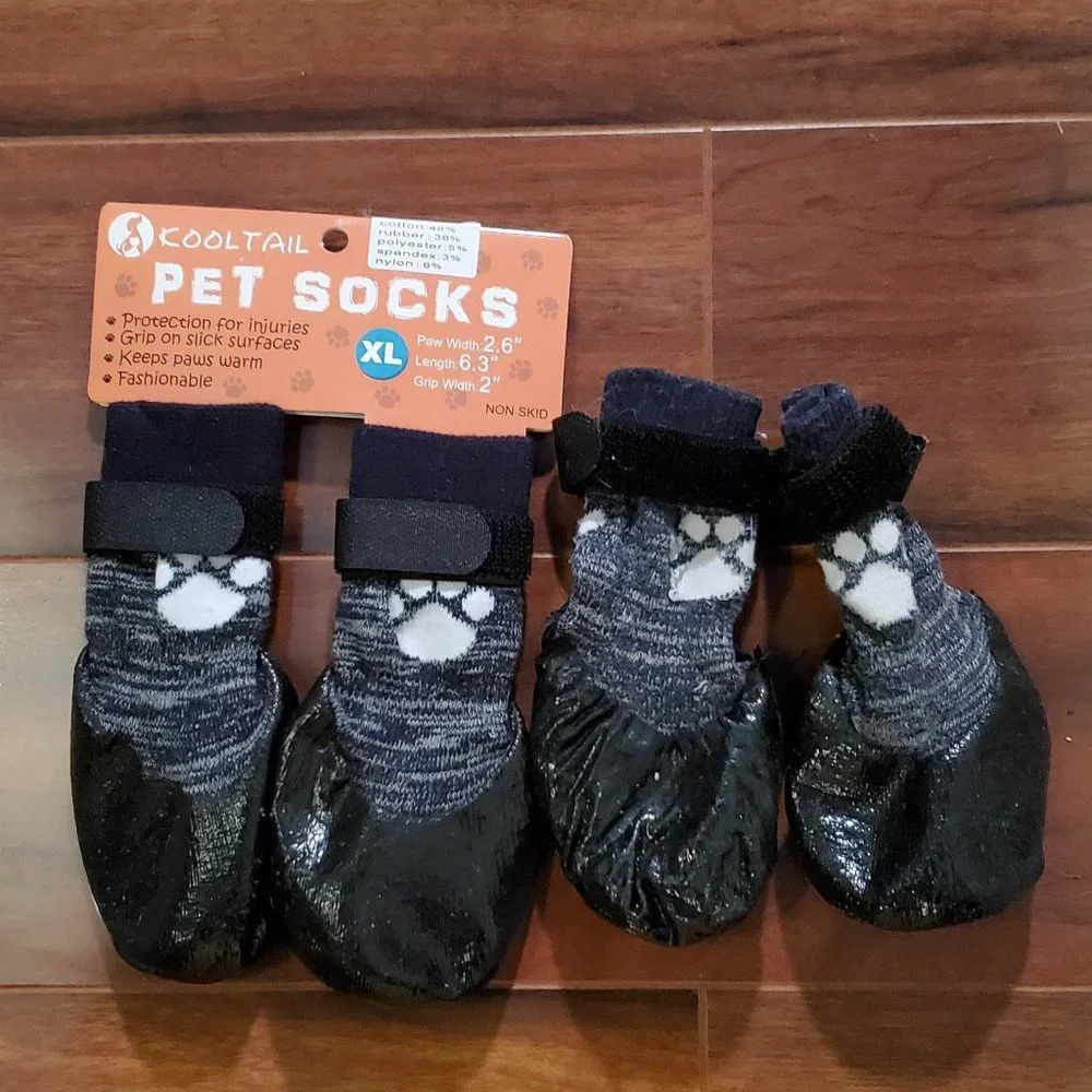 LOT Grippy Socks +Magic Coat Brush + Shed Master Shedder Comb Large Breed Dog